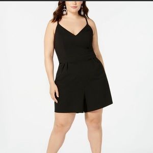 Emerald Sundae Women’s Plus size Black Romper 1X